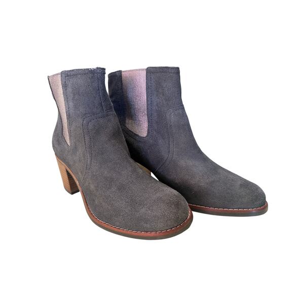 Sperry Women's gray suede leather booties size 8M - Picture 5 of 9